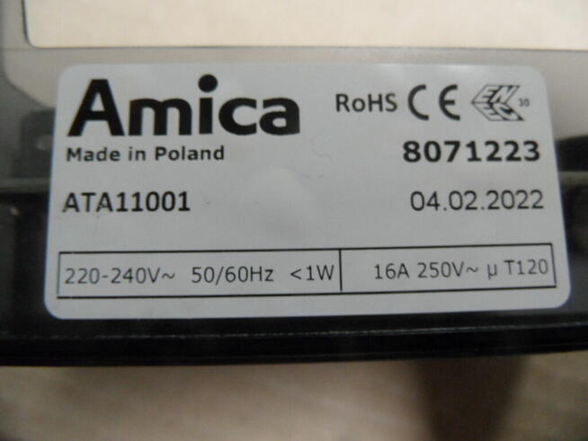 zegar piekarnika amica 8071223