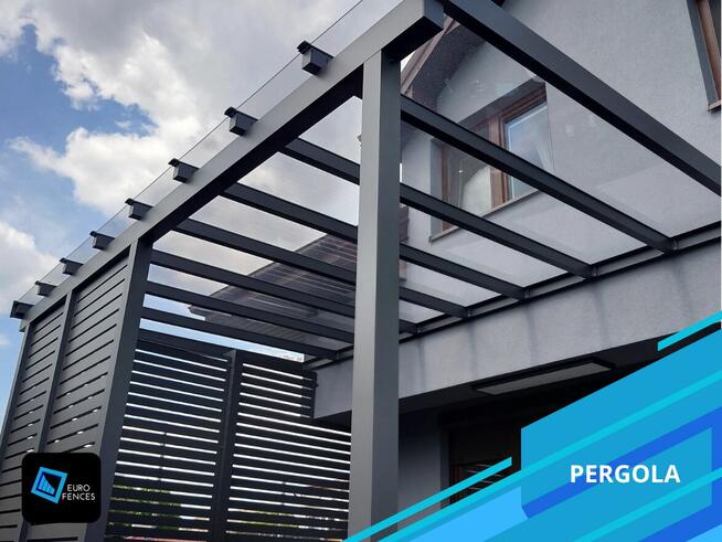 Nowoczesna pergola z aluminium - Polski producent Euro Fence