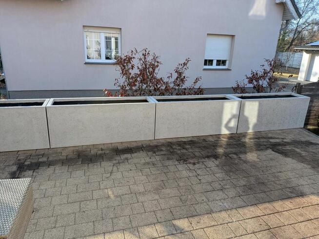 Donice ogrodowe termo. Różne wykończenia. Dowolne wymiary