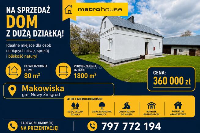 Urokliwy Dom w malowniczej okolicy