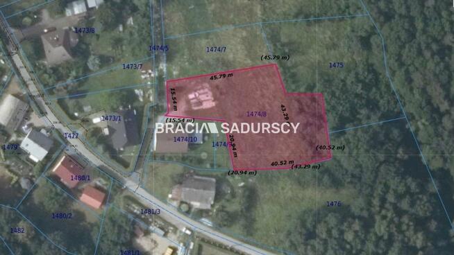 Działka budowlana Rzeszotary gm. Świątniki Górne, Podlesie