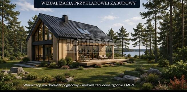Duża działka 7 934 m2 w Plichcie, gm. Łukta