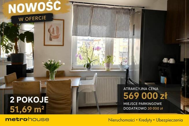 2-pokojowe mieszkanie z balkonem w Otwocku 51 m²