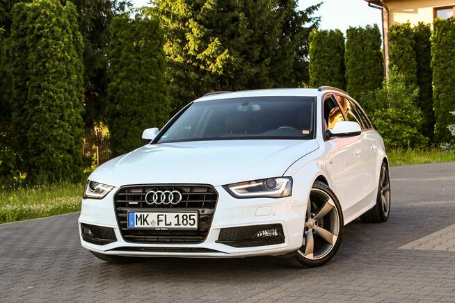 Audi A4 2 x S-LINE 211KM Quattro Podgrzewane Fotele Bi-Ksenon Ledy Pół Skóry