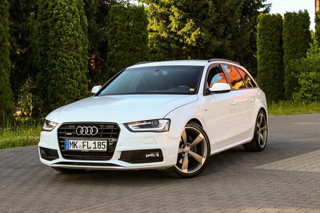 Audi A4 2 x S-LINE 211KM Quattro Podgrzewane Fotele Bi-Ksenon Ledy Pół Skóry