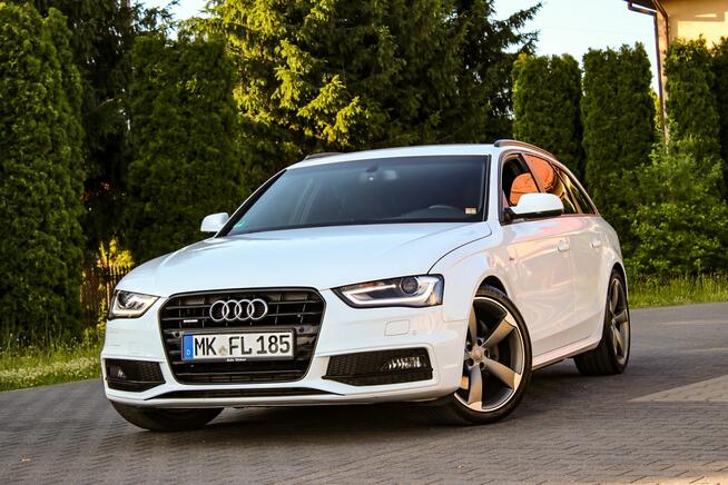 Audi A4 2 x S-LINE 211KM Quattro Podgrzewane Fotele Bi-Ksenon Ledy Pół Skóry