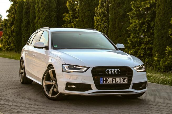 Audi A4 2 x S-LINE 211KM Quattro Podgrzewane Fotele Bi-Ksenon Ledy Pół Skóry