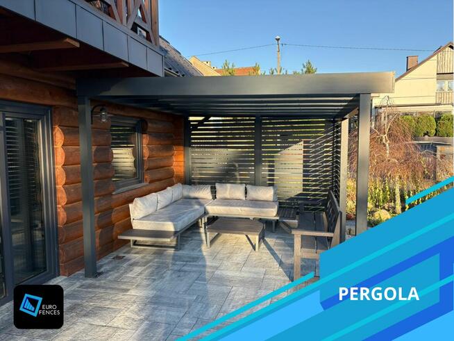 Pergola aluminiowa, zadaszenie ogrodowe - Polski producent