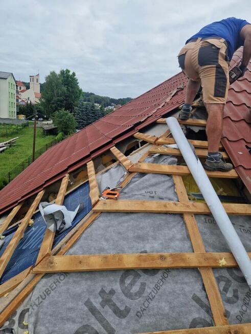 Docieplanie Celulozą Naprawa poddasza po kunach TERMOWOZJA