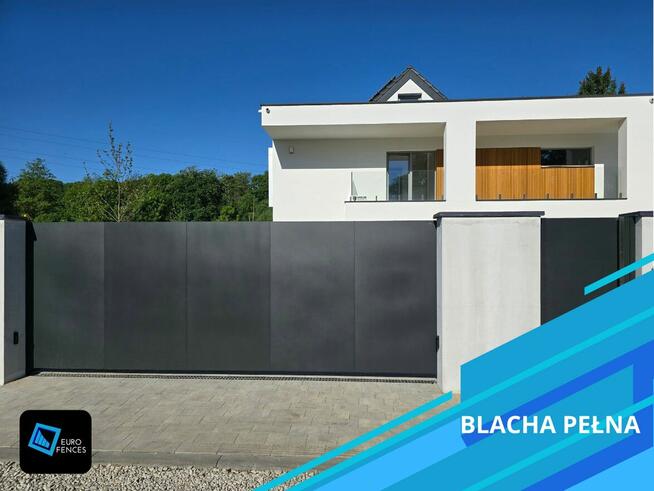 Ogrodzenie aluminiowe - Pełna Blacha - Euro Fences