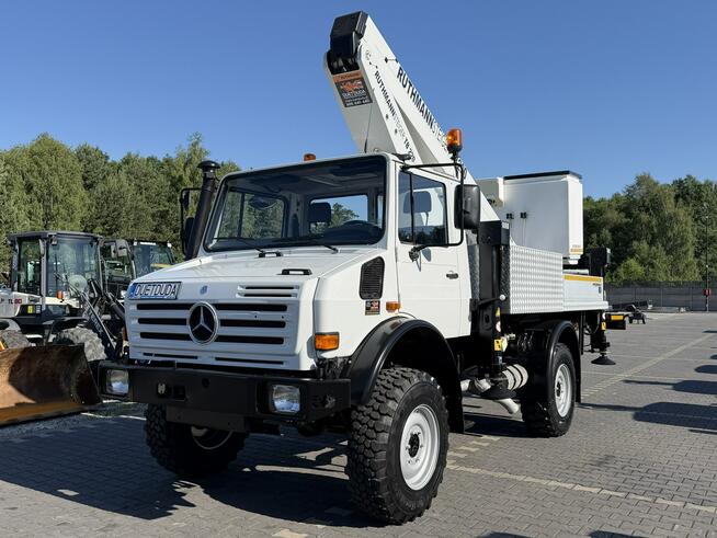 Mercedes UNIMOG 437 4x4 Zwyżka RUTHMANN STEIGER TB 220 Podnośnik Koszowy Zwyżka Wysokość Podnoszenia