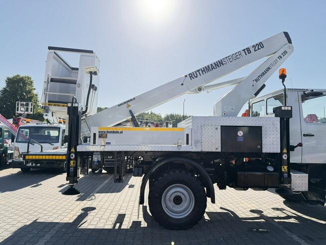 Mercedes UNIMOG 437 4x4 Zwyżka RUTHMANN STEIGER TB 220 Podnośnik Koszowy Zwyżka Wysokość Podnoszenia