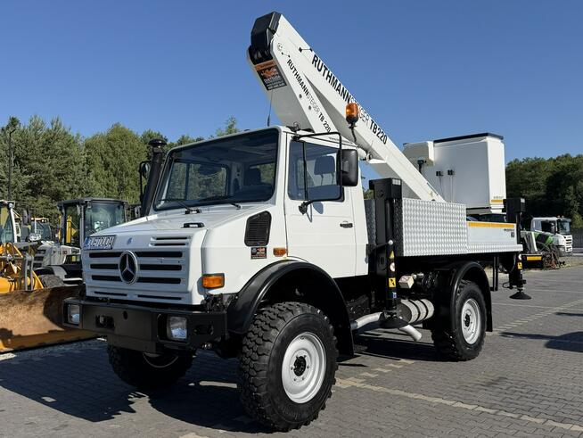 Mercedes UNIMOG 437 4x4 Zwyżka RUTHMANN STEIGER TB 220 Podnośnik Koszowy Zwyżka Wysokość Podnoszenia