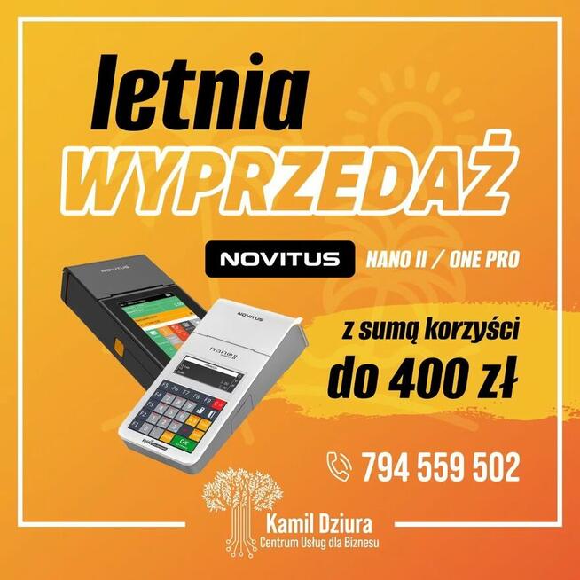 Kasa fiskalna Novitus ONE Pro