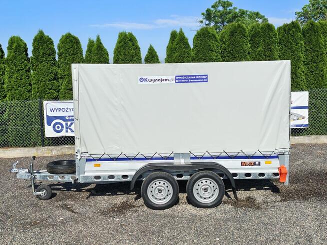 Wypożyczalnia Wynajem Przyczepa Plandeka Duża305x150cm WIOLA