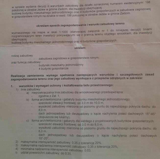 Pilnie sprzedam! Działka budowlana, prąd, woda, światłowód,