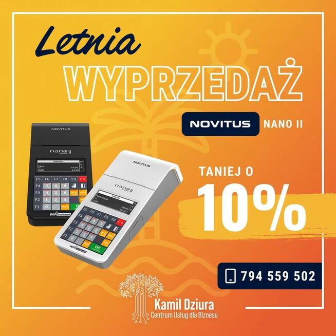 Kasa fiskalna Novitus Nano II 3.0