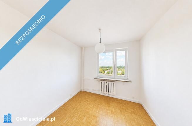 43,8 m² | 3 pokoje | loggia | Stegny | piętro 9 | widok po horyzont