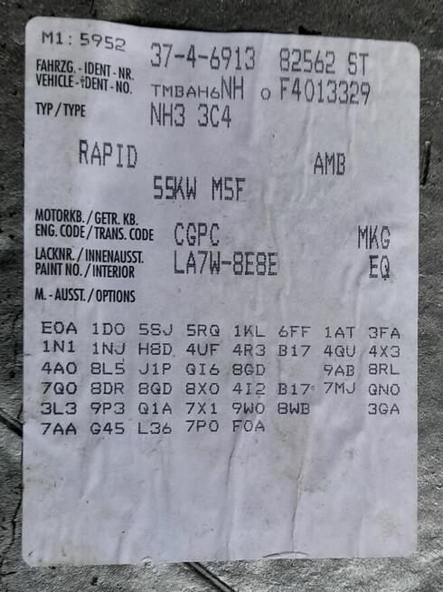 Skoda Rapid, serwis ASO, bezwypadkowa, zadbana, inst LPG LR