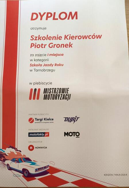 Prawo jazdy kat.B Tarnobrzeg