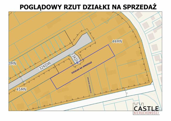 Działka inwestycyjna Kórnik Bnin,