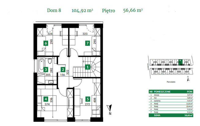 Piękny domek z ogrodem pod Wrocławiem/Krzyżowice, gm.Kobierzyce