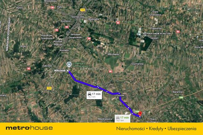 Działka 2960 m² przy asfalcie, WZ w toku, Wikcinek