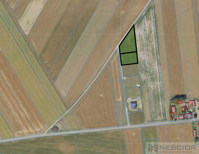 DZIAŁKA Z WARUNKAMI ZABUDOWY – 1166 m² - 50 000zł