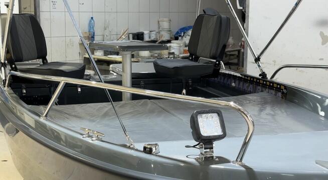 NOWOŚĆ łódź wędkarska POWER BASS 400 od WojBots łódka turyst