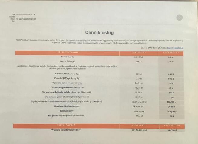 Klimatyzacja Samochodowa