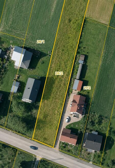 Działka budowlana 3001 m² – Skroniów 2 km od Jędrzejowa