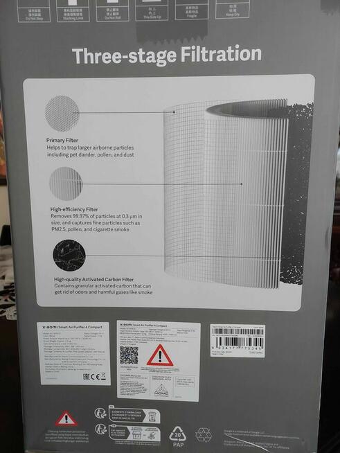 Oczyszczacz powietrza Xiaomi Smart Air Purifier 4 Compact