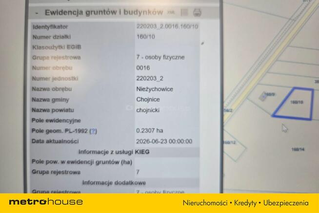 Działka z MPZP Nieżychowice k. Chojnic