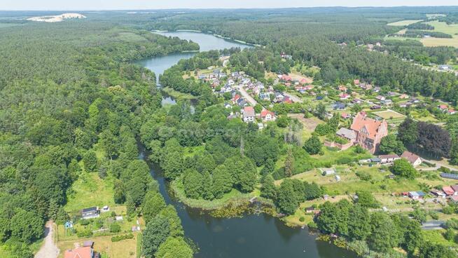 Działka nad jeziorem i pod lasem Biały Bór
