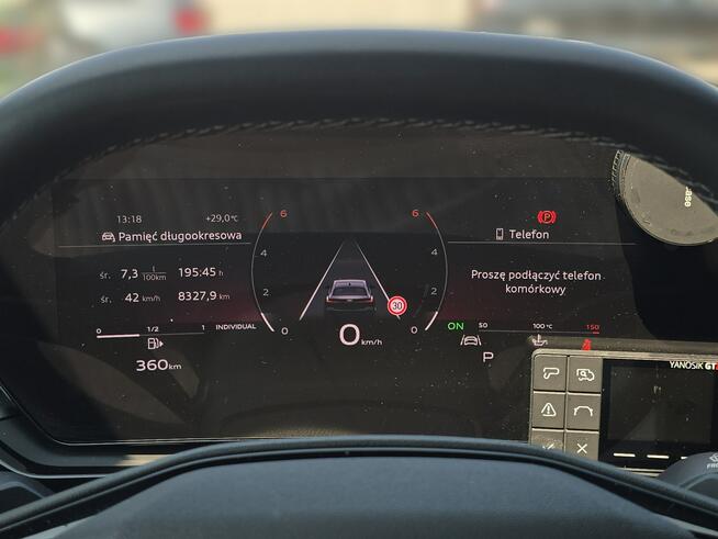 Audi A5 MatrixLED_HeadUp_Kamera360_Alcantara_Reg.Tłumienia_B&O_TechPRO_Bogata