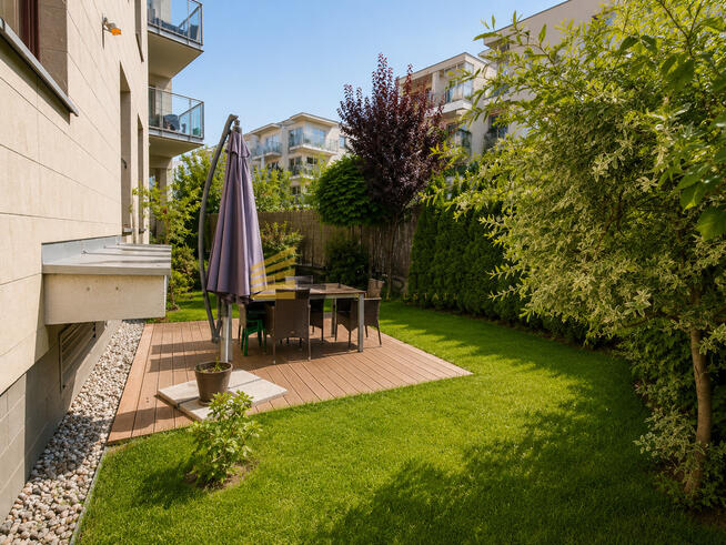 3 pokoje | Ogród 120 m² | Wilanów | Kazachska