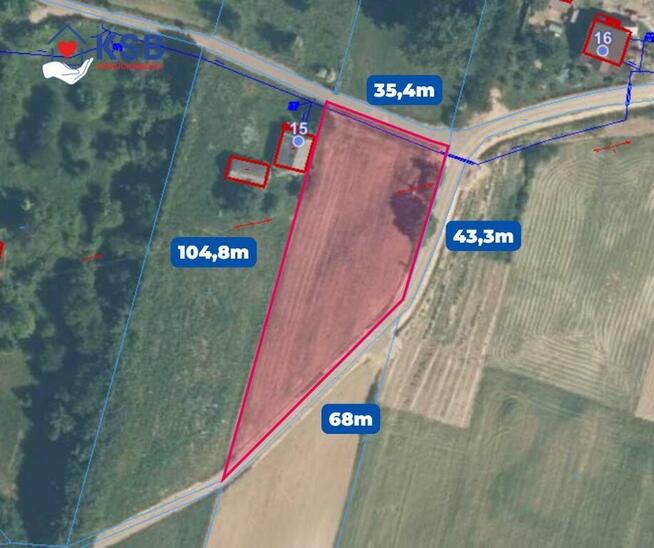 Ustawna działka z WZ 2500m2 - Czajęcice