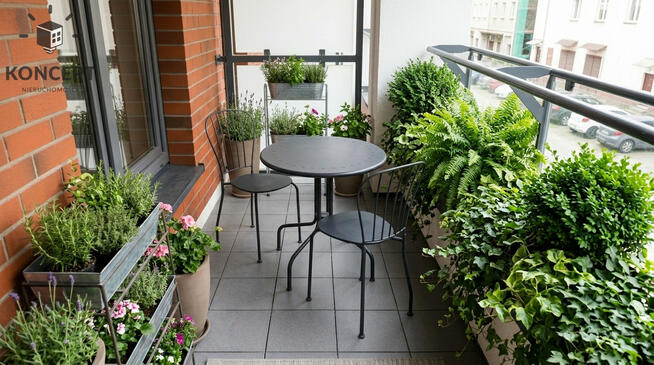Klimatyczne 2 pokoje, balkon - Nowa Papiernia