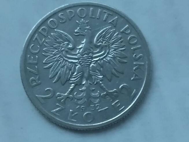 Moneta II RP 2 zl 1932 r Polonia Ag750