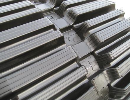 Gąsienice gumowe do maszyn budowlanych