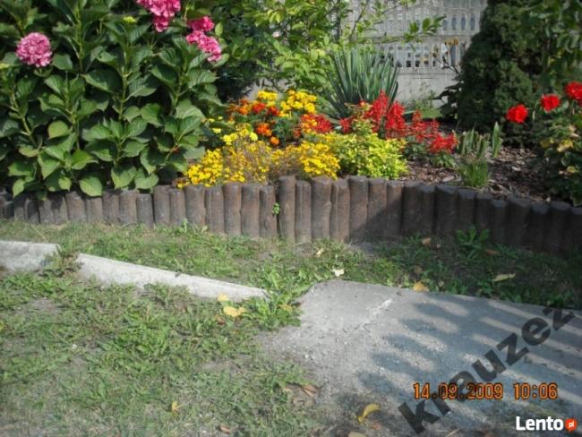 palisada betonowa , paliki , skalniak