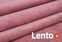 sztruks w kolorze brąż , róż, chaber..............