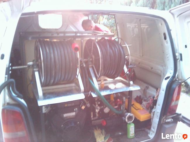 Hydraulik WUKO wycinanie korzeni udrażnianie rur Now.Dw.Maz