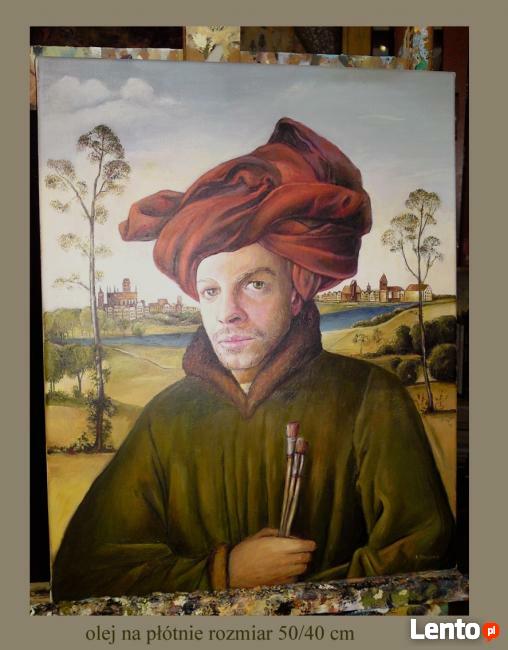 Portrety olejne ze zdjecia na zamówienie