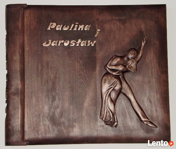 Albumy drewniane, rzeźbione, stylwe wykonam na zamówienie