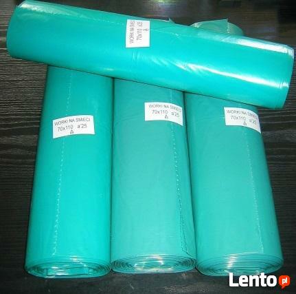 Worki do segregacji śmieci.