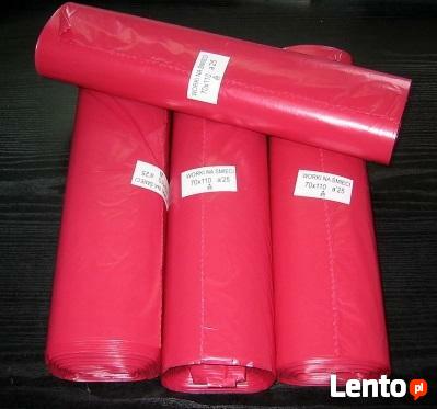 Worki do segregacji śmieci.