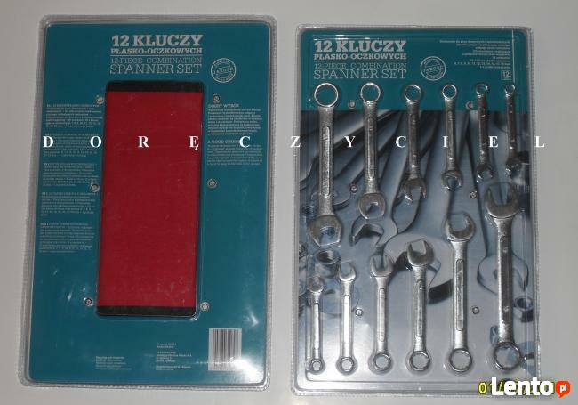 Zestaw 12 kluczy płasko-oczkowych - Nowy