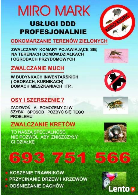 Krety-Norcice SKUTECZNE Zwalczanie Gwarancja Usługi DDD Prof