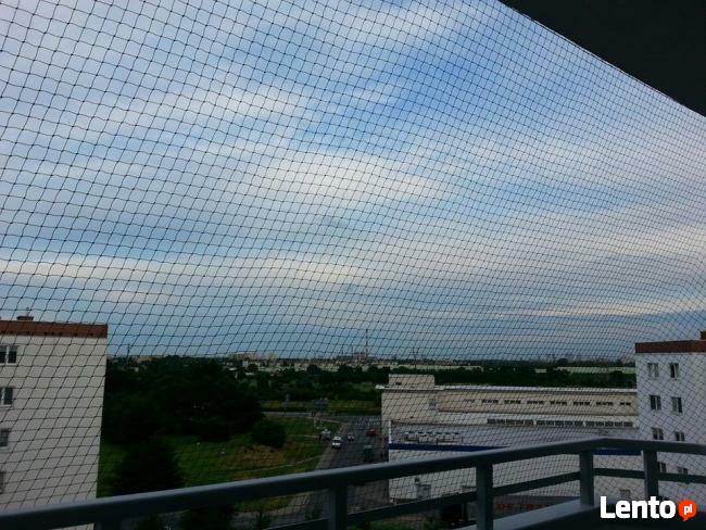 Siatka dla kota na balkon. zabezpieczenie balkonu